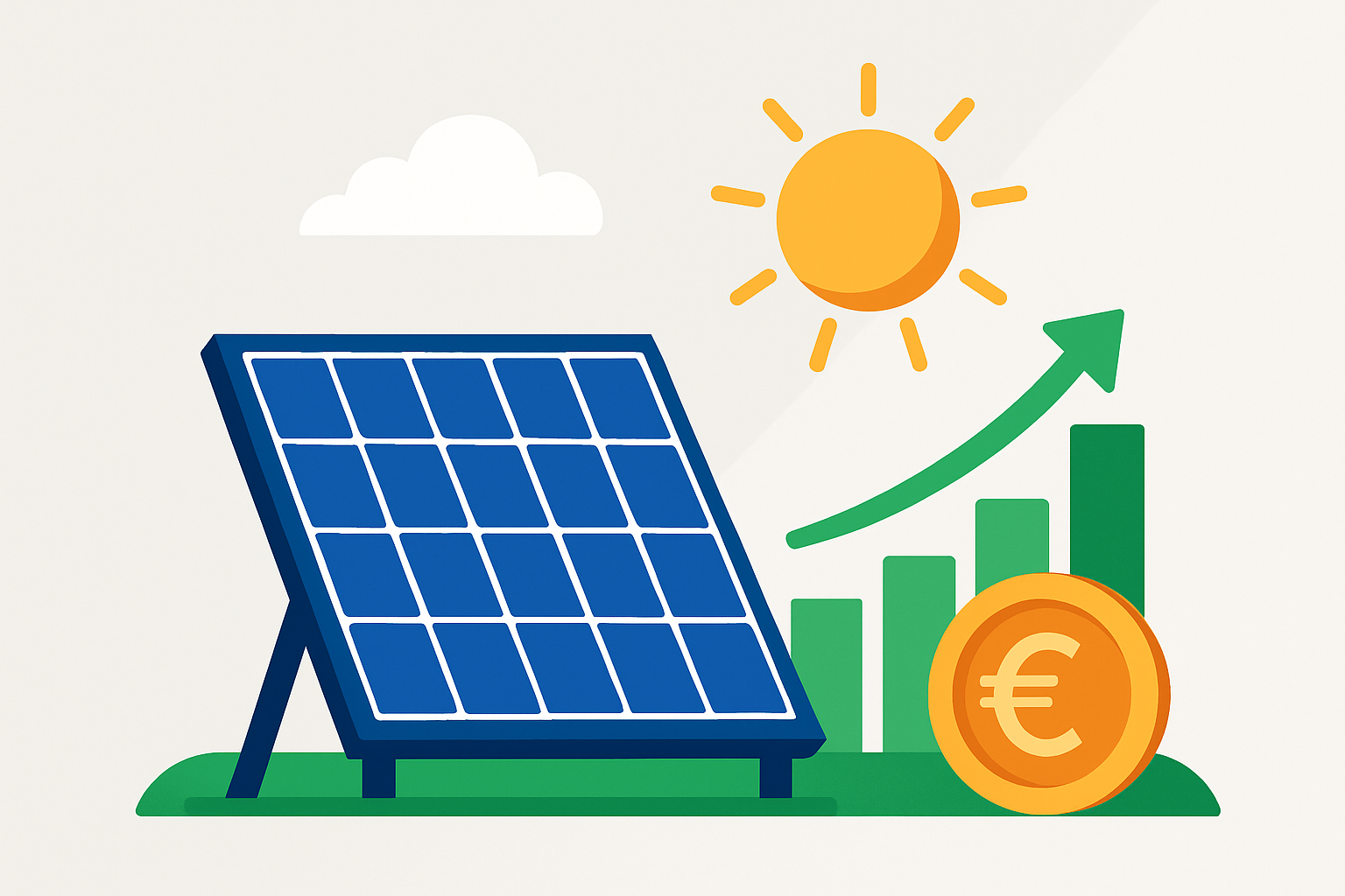 Balkonkraftwerk mit Energiefluss-Diagramm zeigt Eigenverbrauch ohne Netzeinspeisung